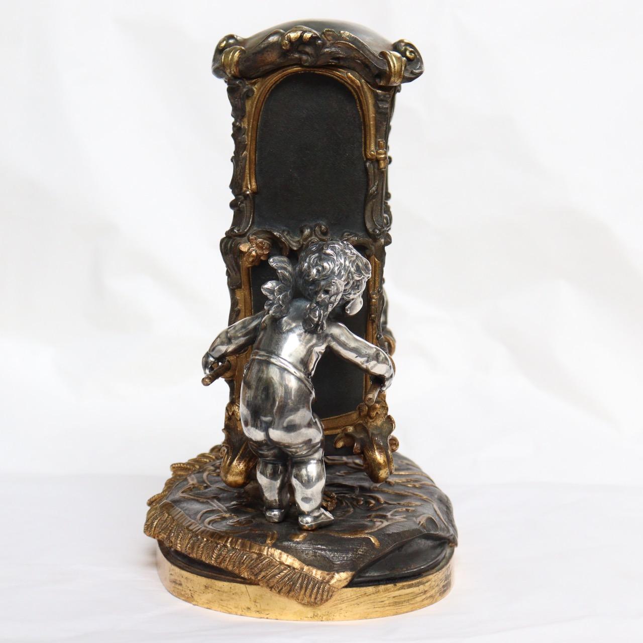 Gilt French 19th Century Bronze Jewelry Casket by Auguste Moreau