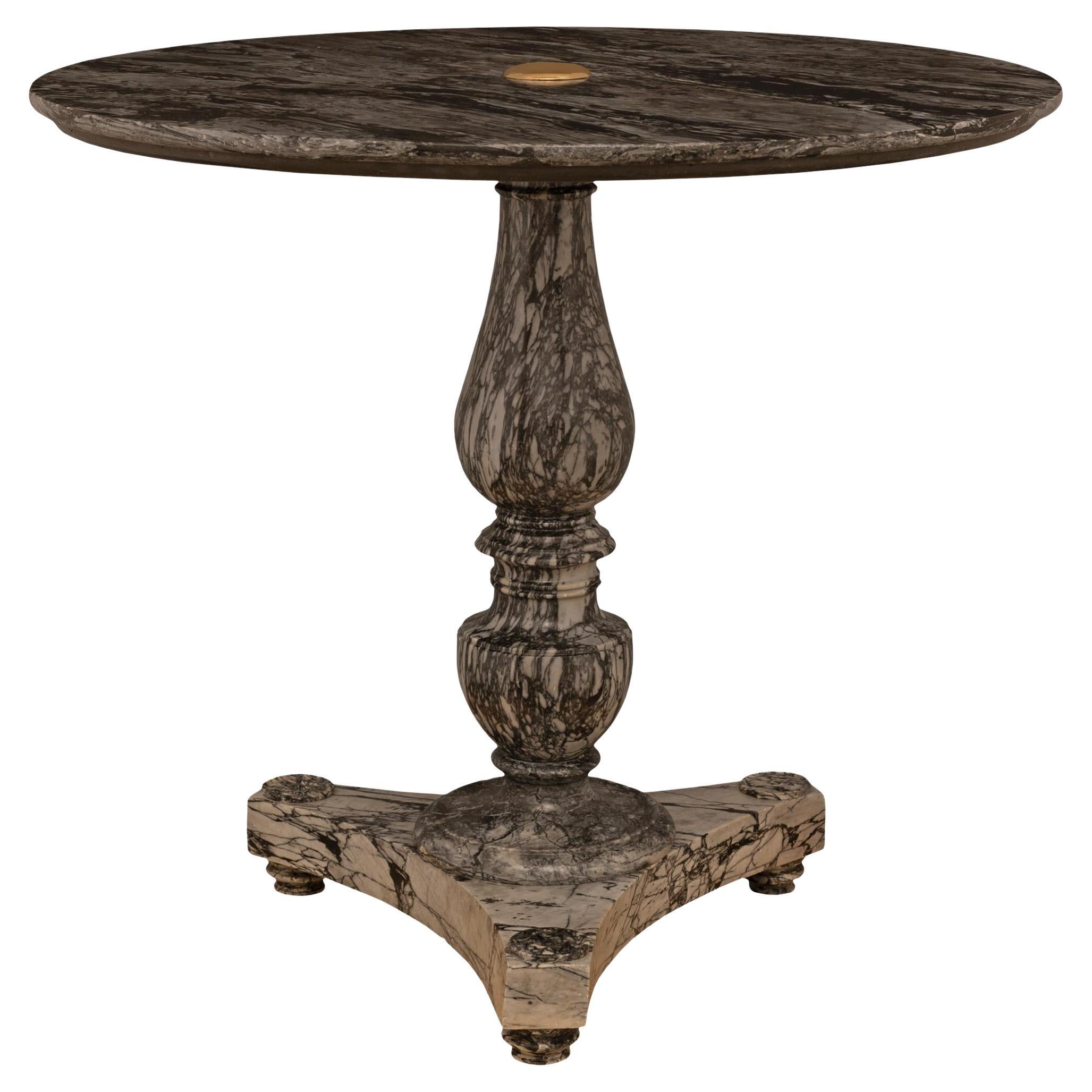 A French 19th century Charles X period center table For Sale