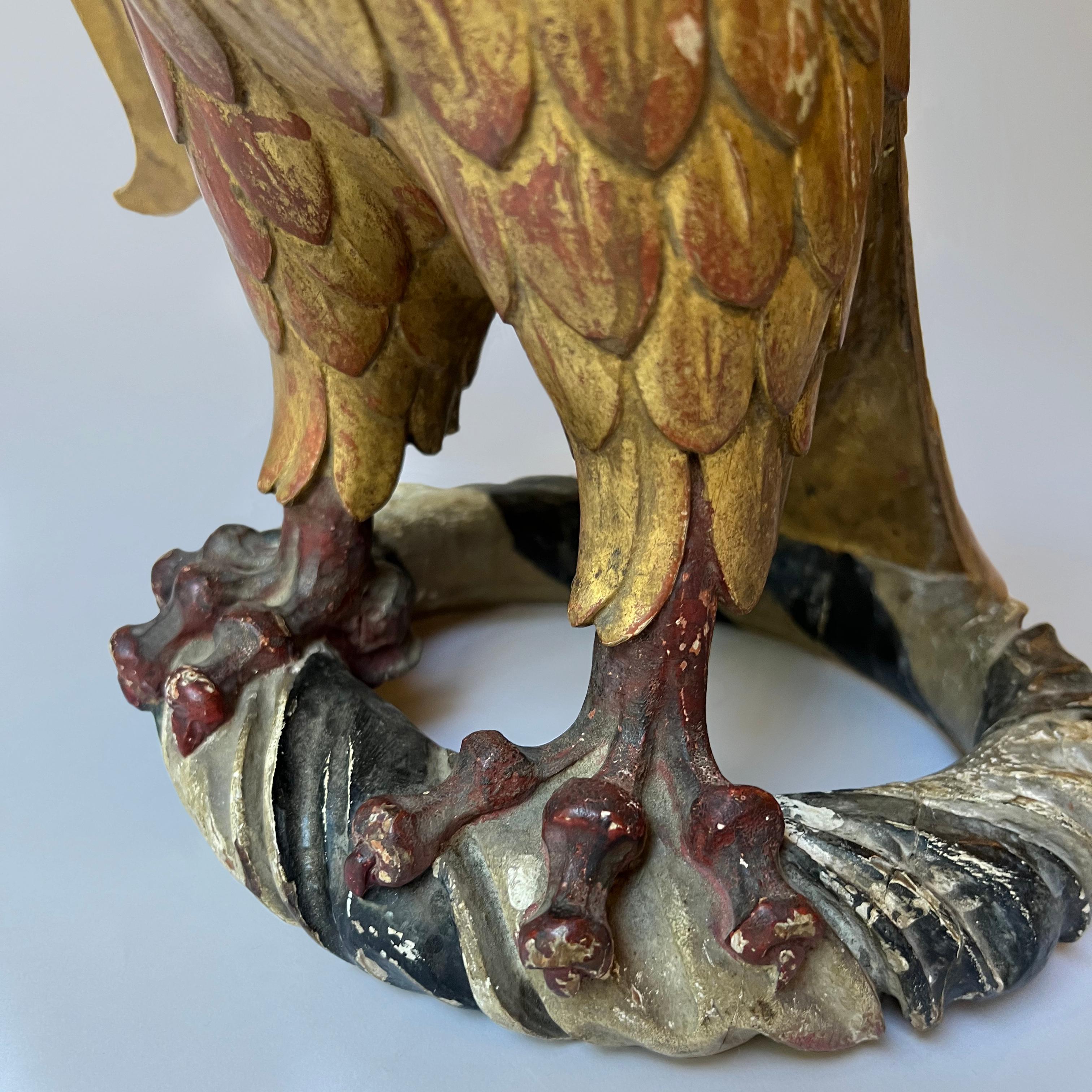A French 19th Century Giltwood Eagle For Sale 7
