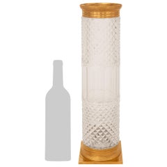 Vaso in cristallo St. Louis Crystal francese del XIX secolo