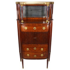 Meuble d'Appui de style Louis XVI du 19ème siècle monté sur bronze doré