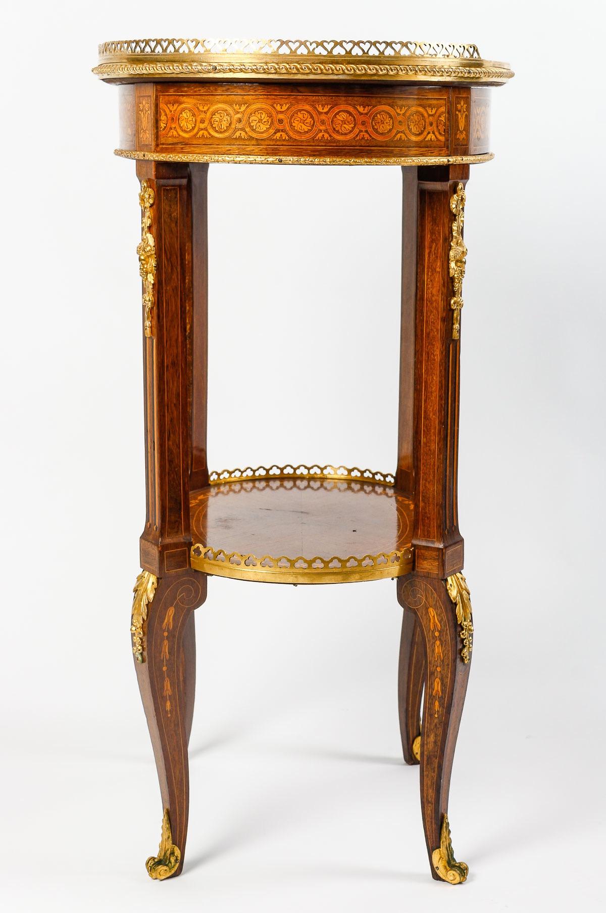 Late 19th Century A French 19th Century Louis XVI Style Side Table, circa 1880 For Sale