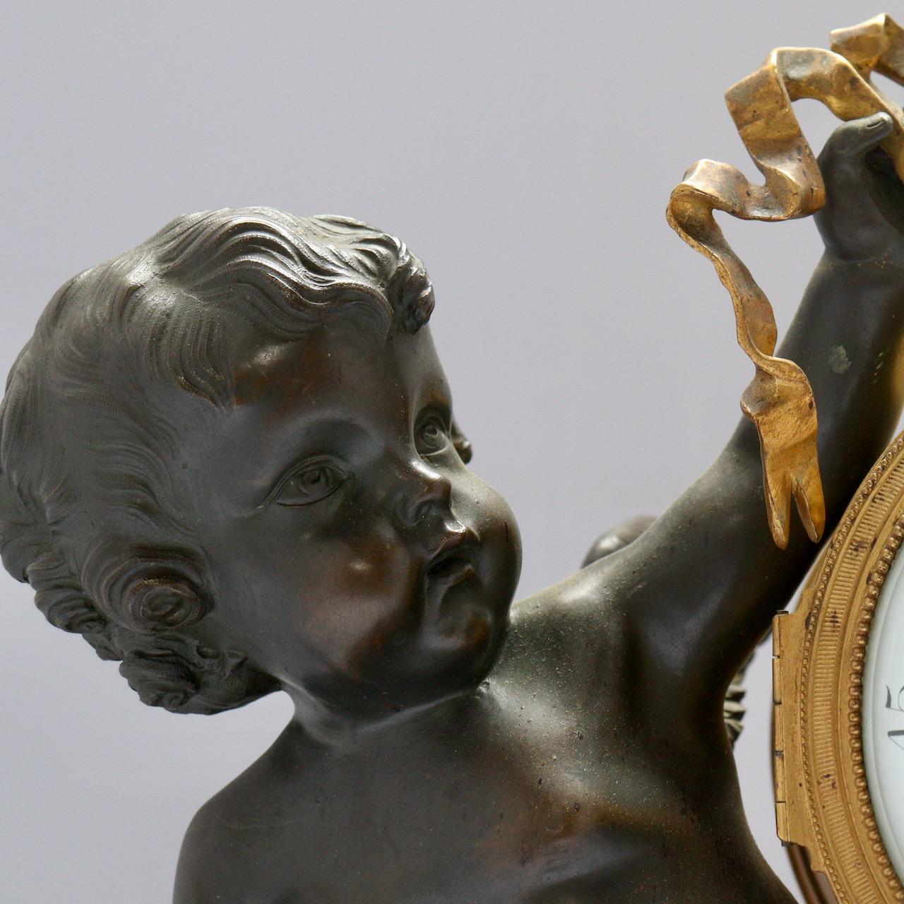 French 19th Century Mantel Clock by a.Beurdeley Fils 5