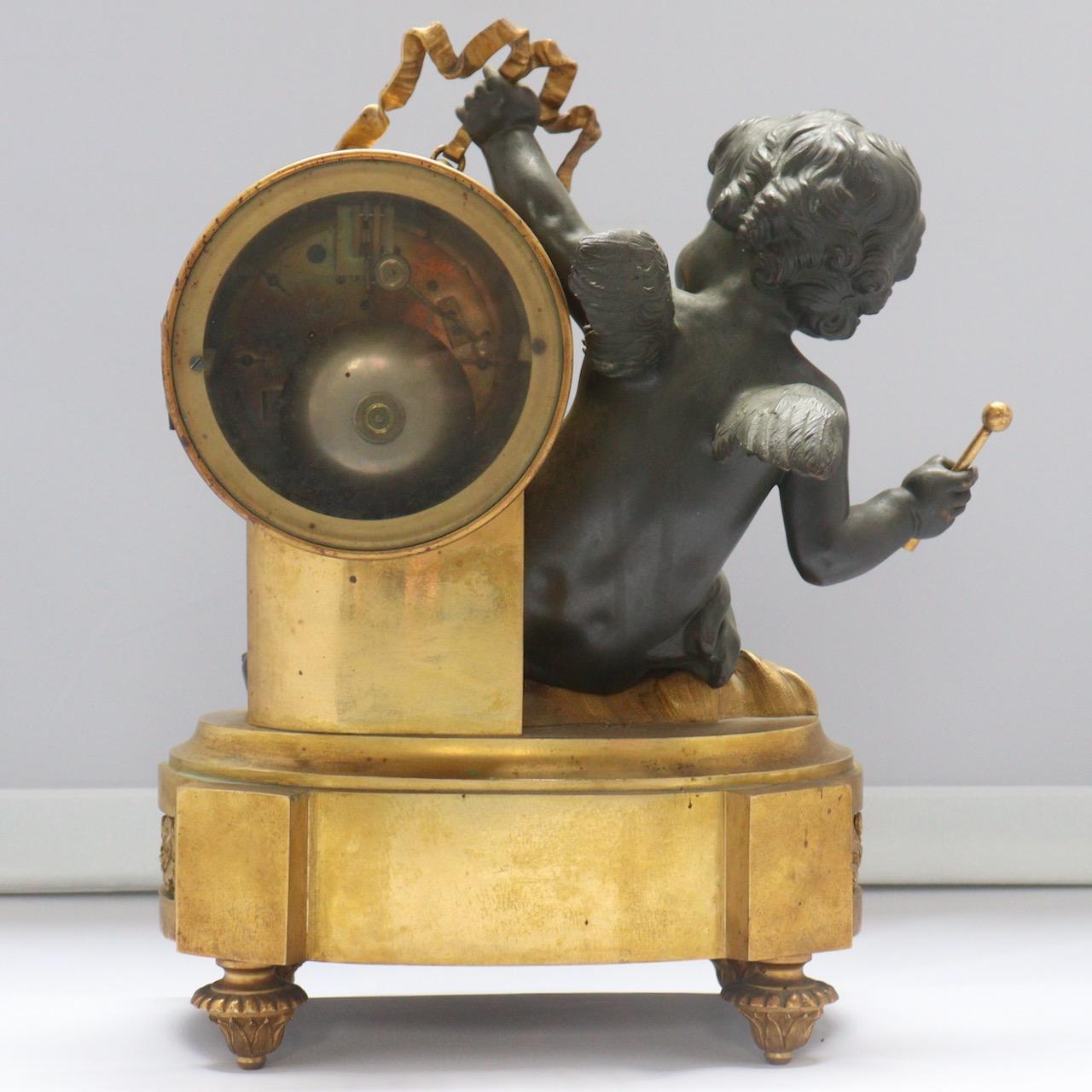 Late 19th Century French 19th Century Mantel Clock by a.Beurdeley Fils