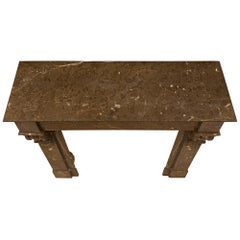 French 19th Century Marble Fireplace Mantel