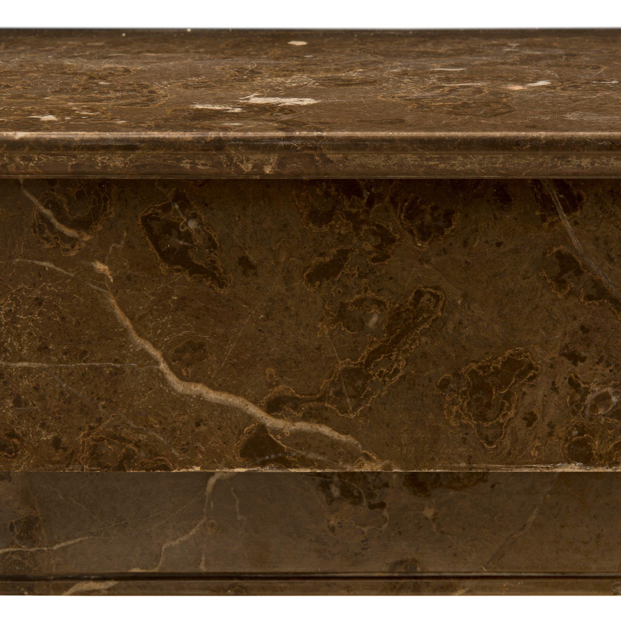 French 19th Century Marble Fireplace Mantel For Sale 2