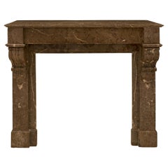 French 19th Century Marble Fireplace Mantel