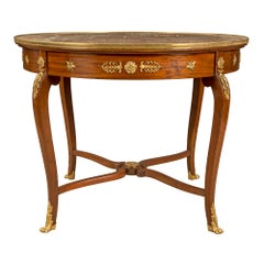 French 19th Century Neoclassical Style Mahogany Centre Table
