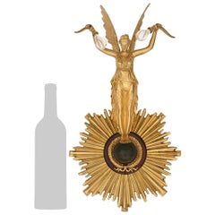 A French 19th century Ormolu, patinated Bronze and Mahogany wall decor