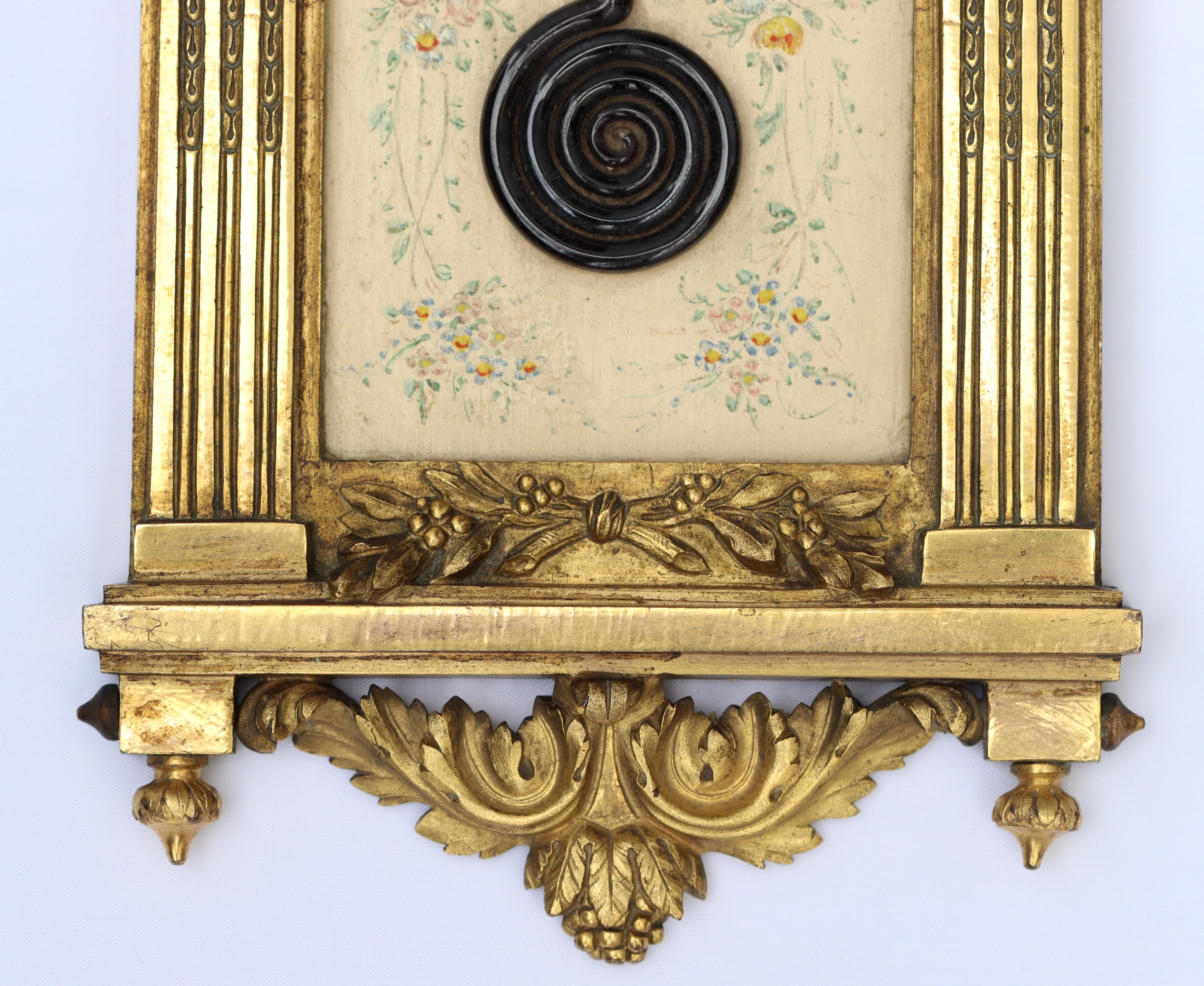 A French 19th Century Ormolu Thermometer circa 1880 7