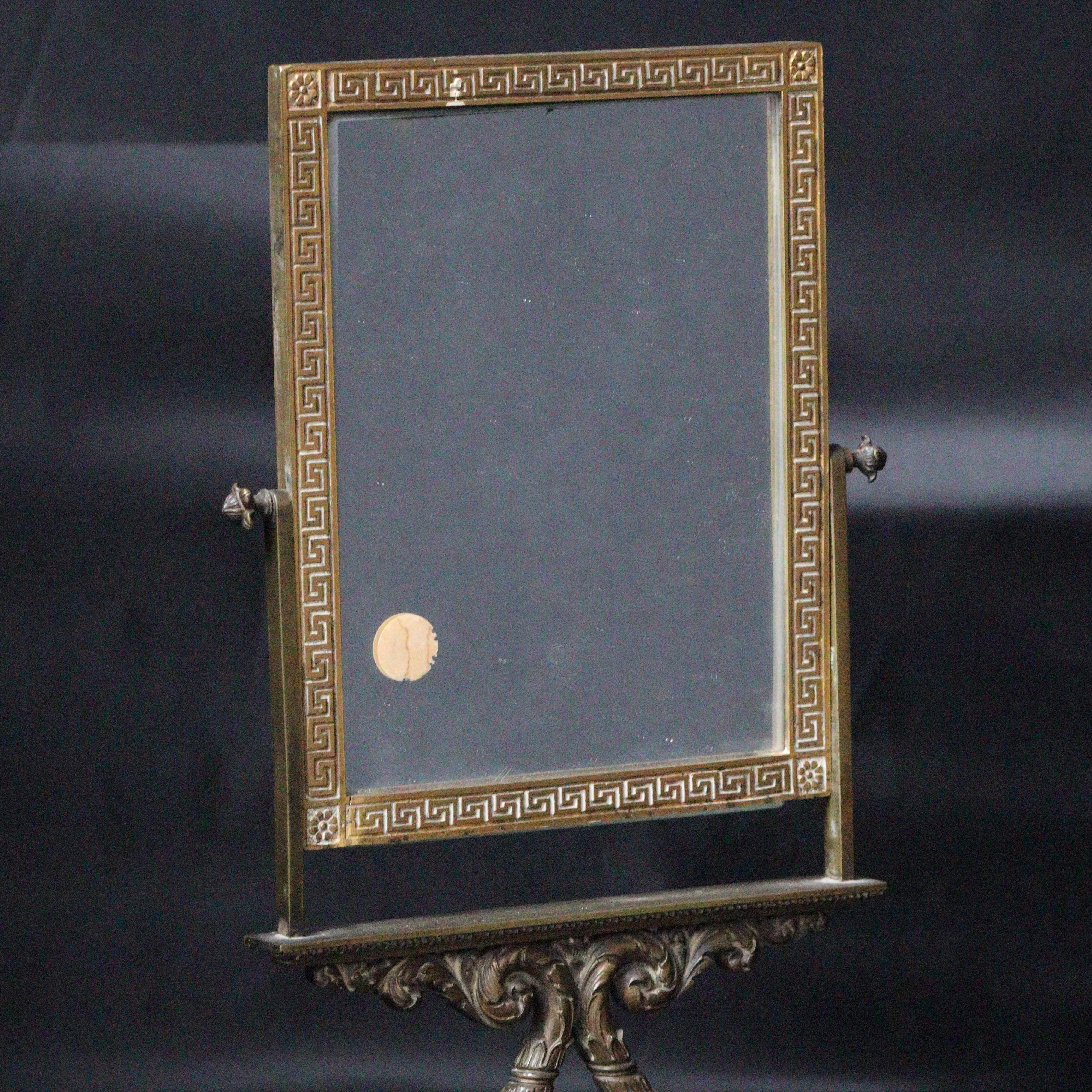 Gilt French 19th Century Restauration Psyche Coiffeuse Mirror For Sale