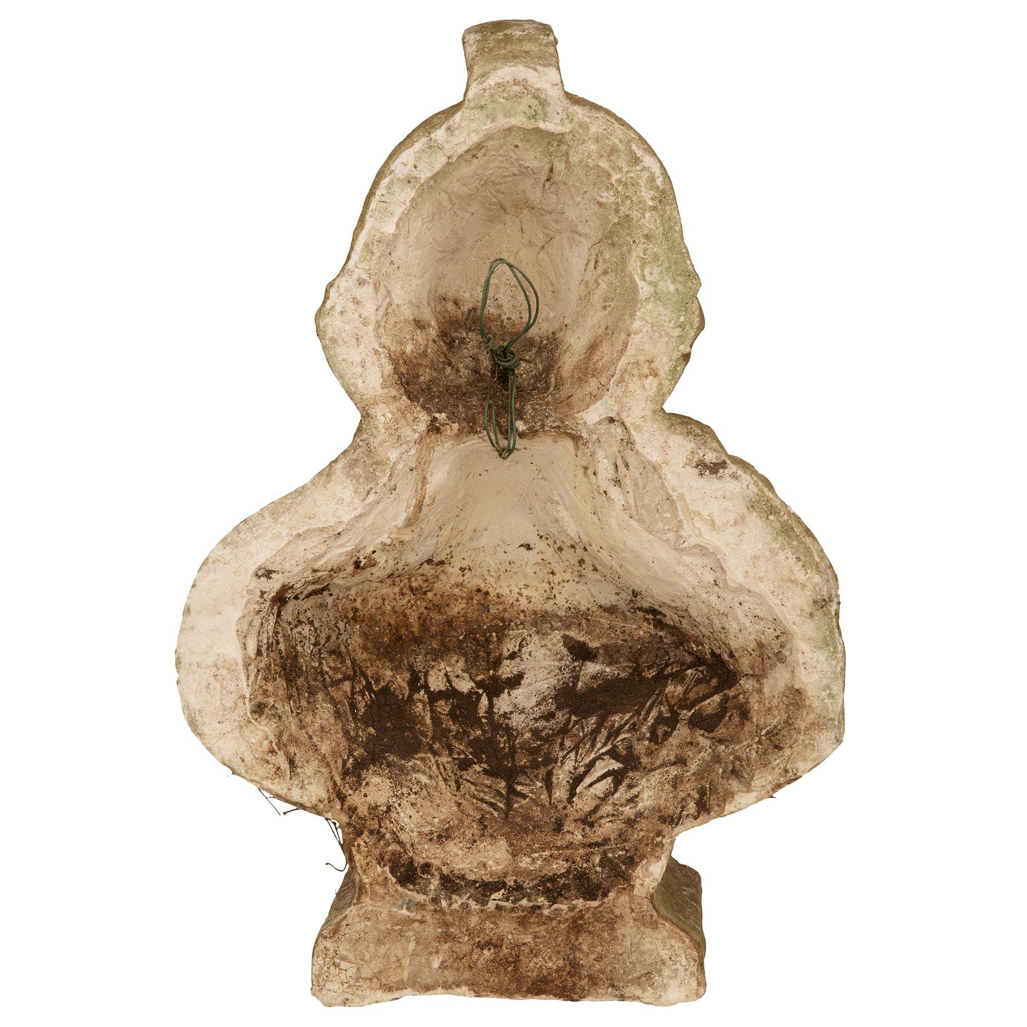 A French 19th century Stone warrior statue For Sale 5