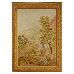 Used A French 19th Century Tapestry 5'11 x 8'