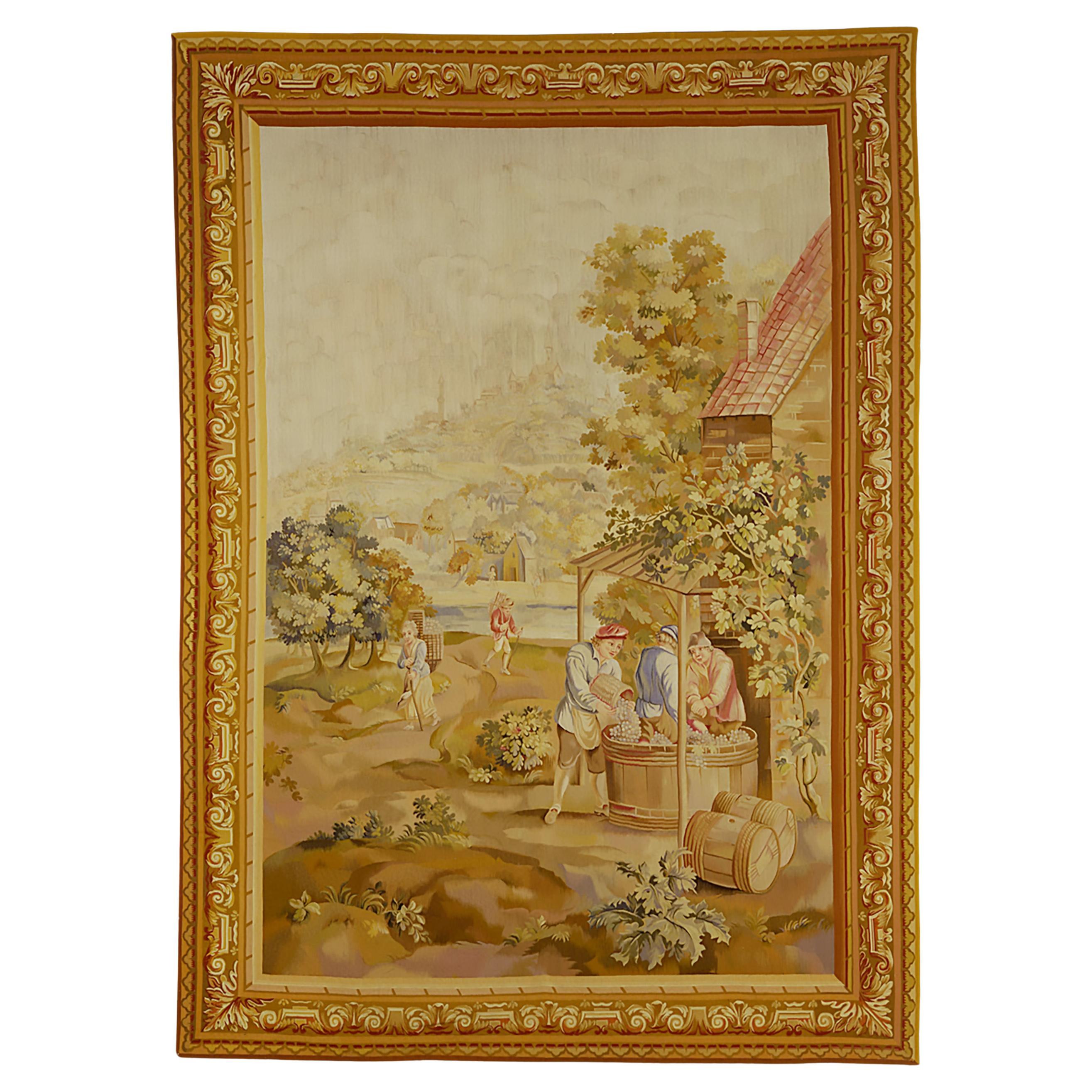 A French 19th Century Tapestry 5'11 x 8'