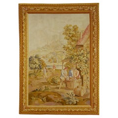 Un tapiz francés del siglo XIX 5'11 x 8'