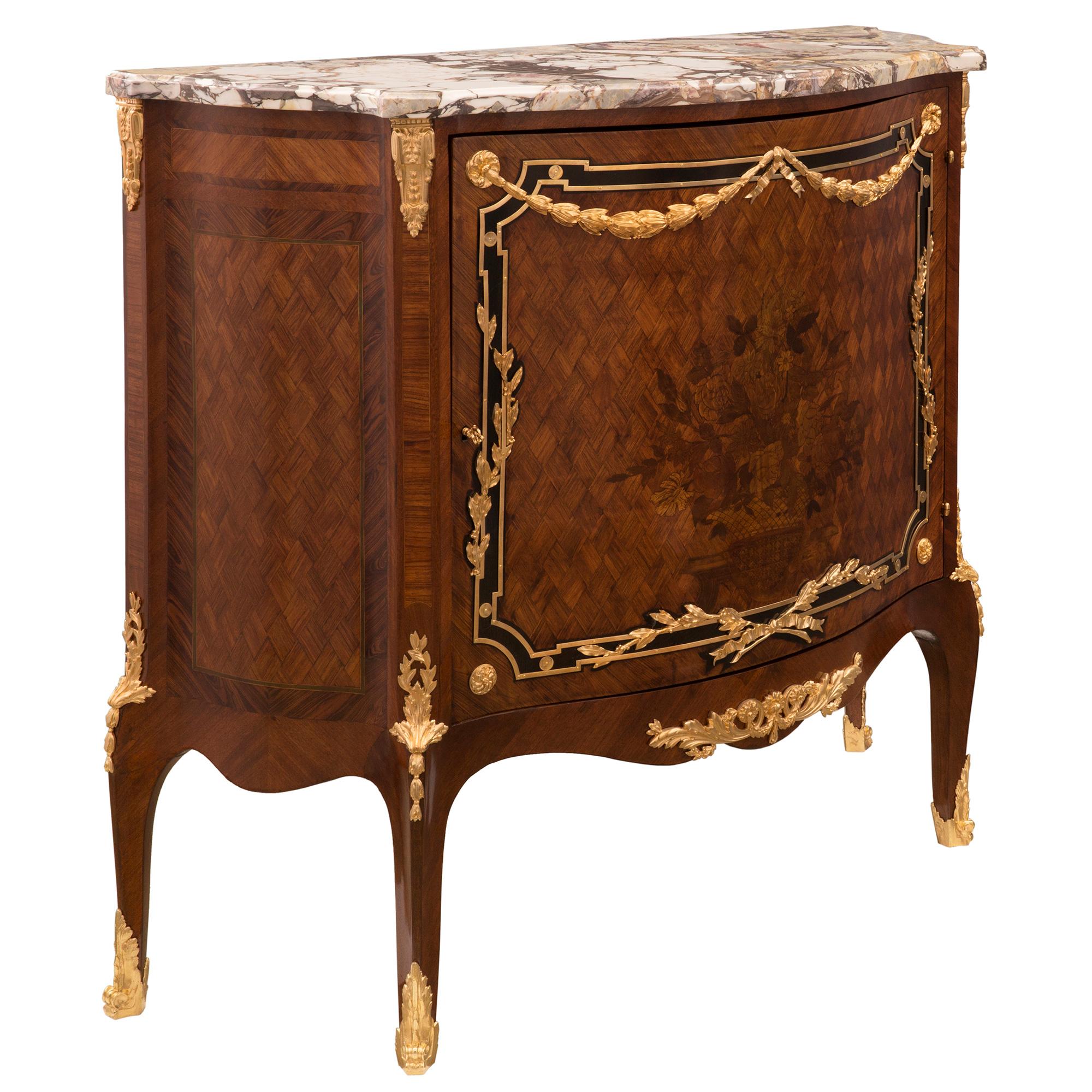 French 19th-Century Transitional St. Cabinet In Good Condition For Sale In West Palm Beach, FL
