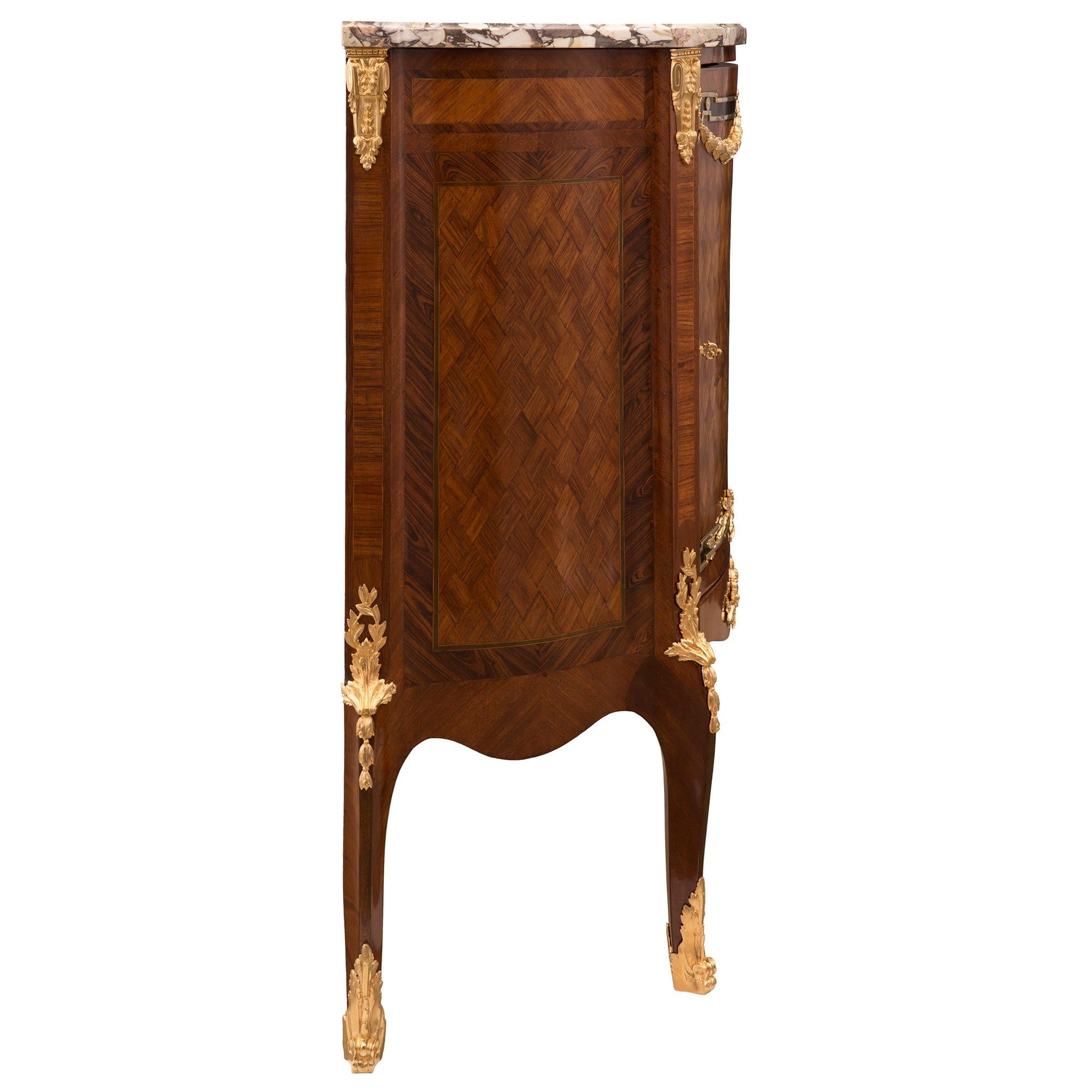 Ormolu French 19th-Century Transitional St. Cabinet For Sale