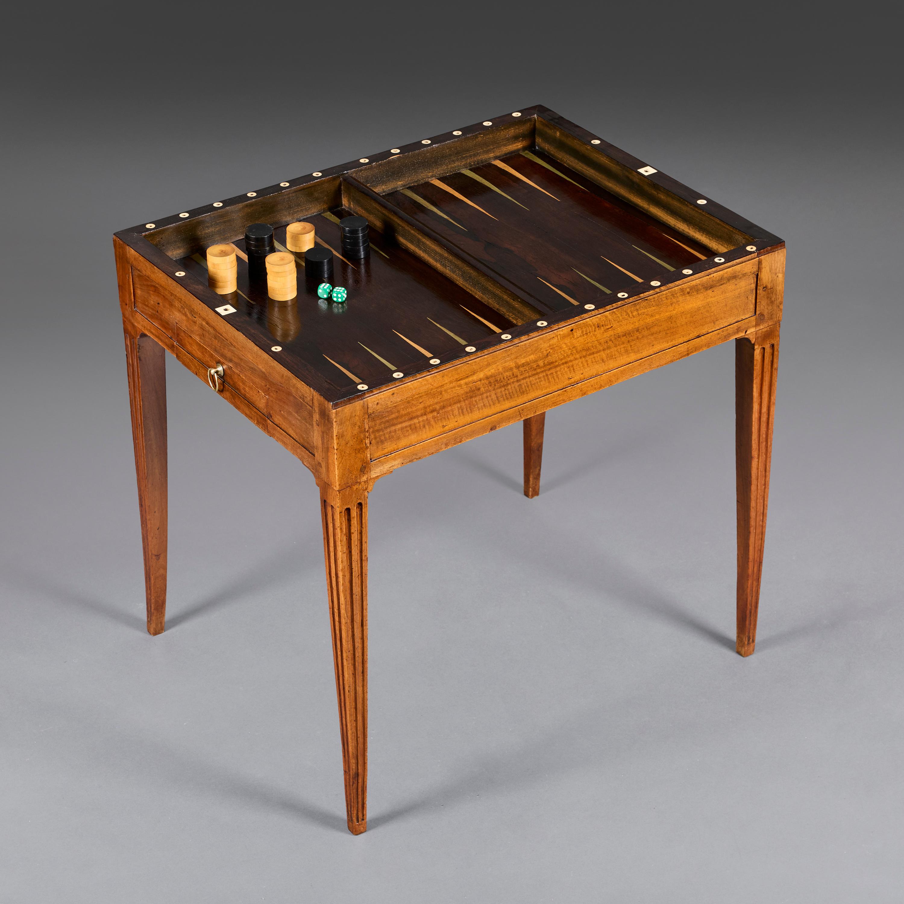 A French 19th Century Tric Trac Table For Sale 1