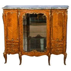 French 19th Century Vitrine Display Cabinet Showcase by Conquet