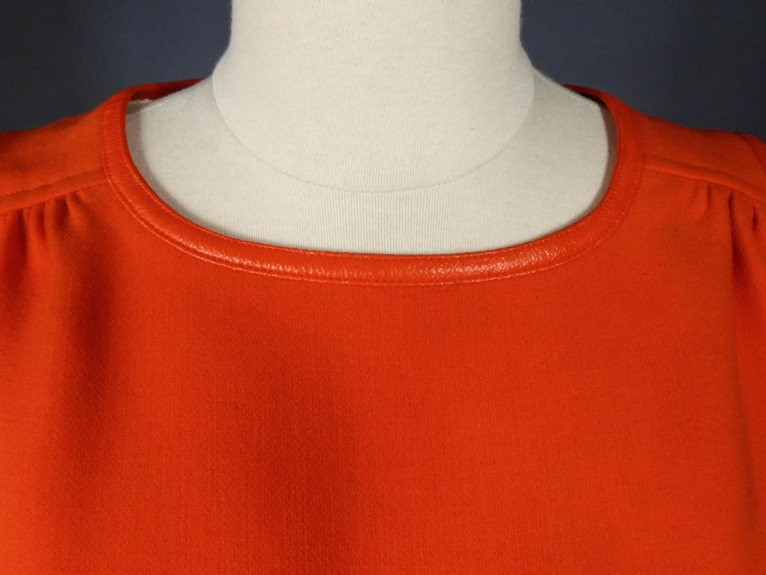 A French André Courrèges Couture Future Dress numbered 0045426 Circa 1970/1972 For Sale 8