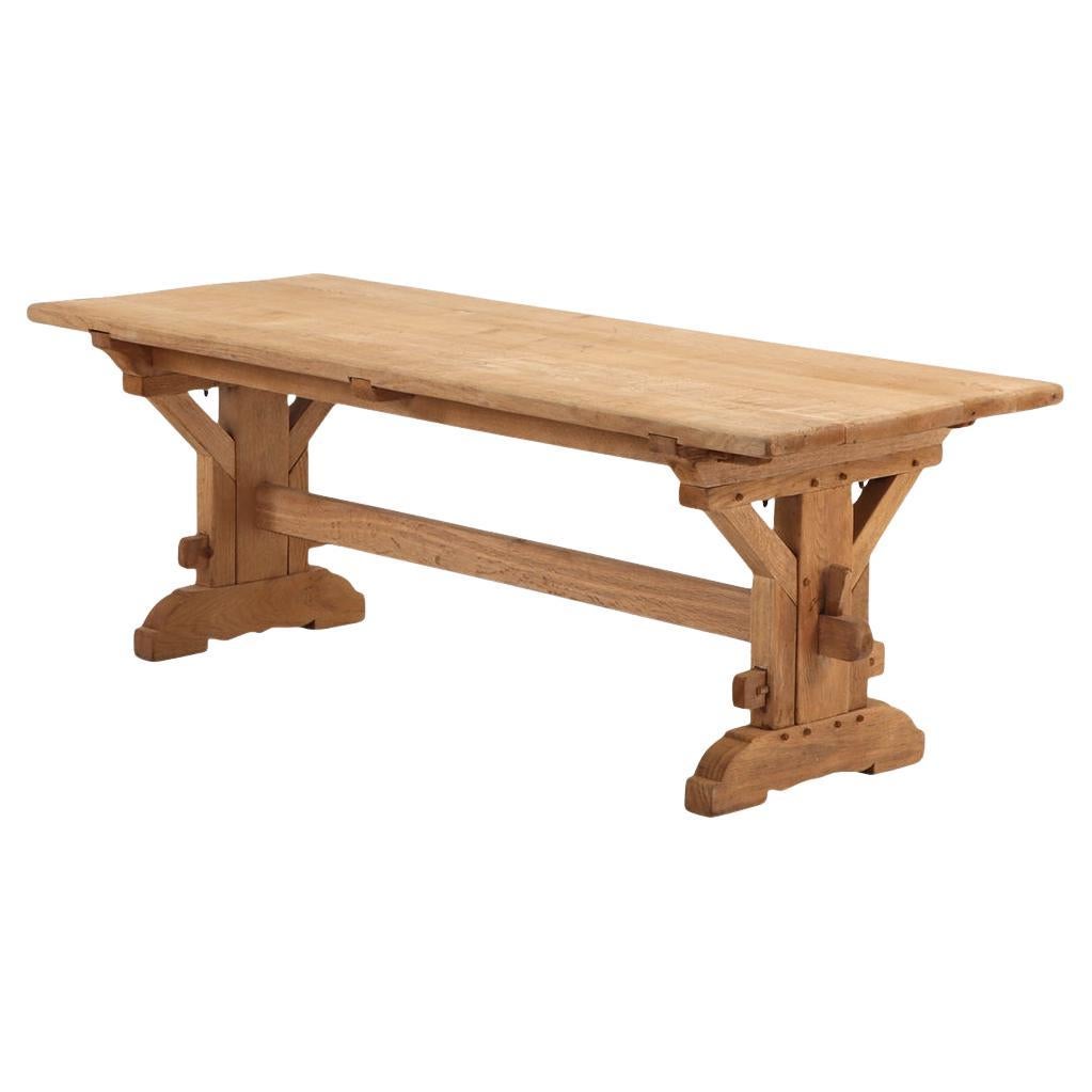 A.I.C., table d'architecte en chêne, C.C. 1945. en vente