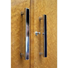 French Art Deco Birds Eye Maple Double Wardrobe, C1930