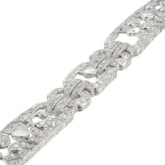 A French Art Deco diamond-set bracelet