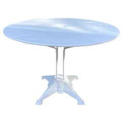 French Art Deco Garden Table with Louis Vuitton Makers Mark