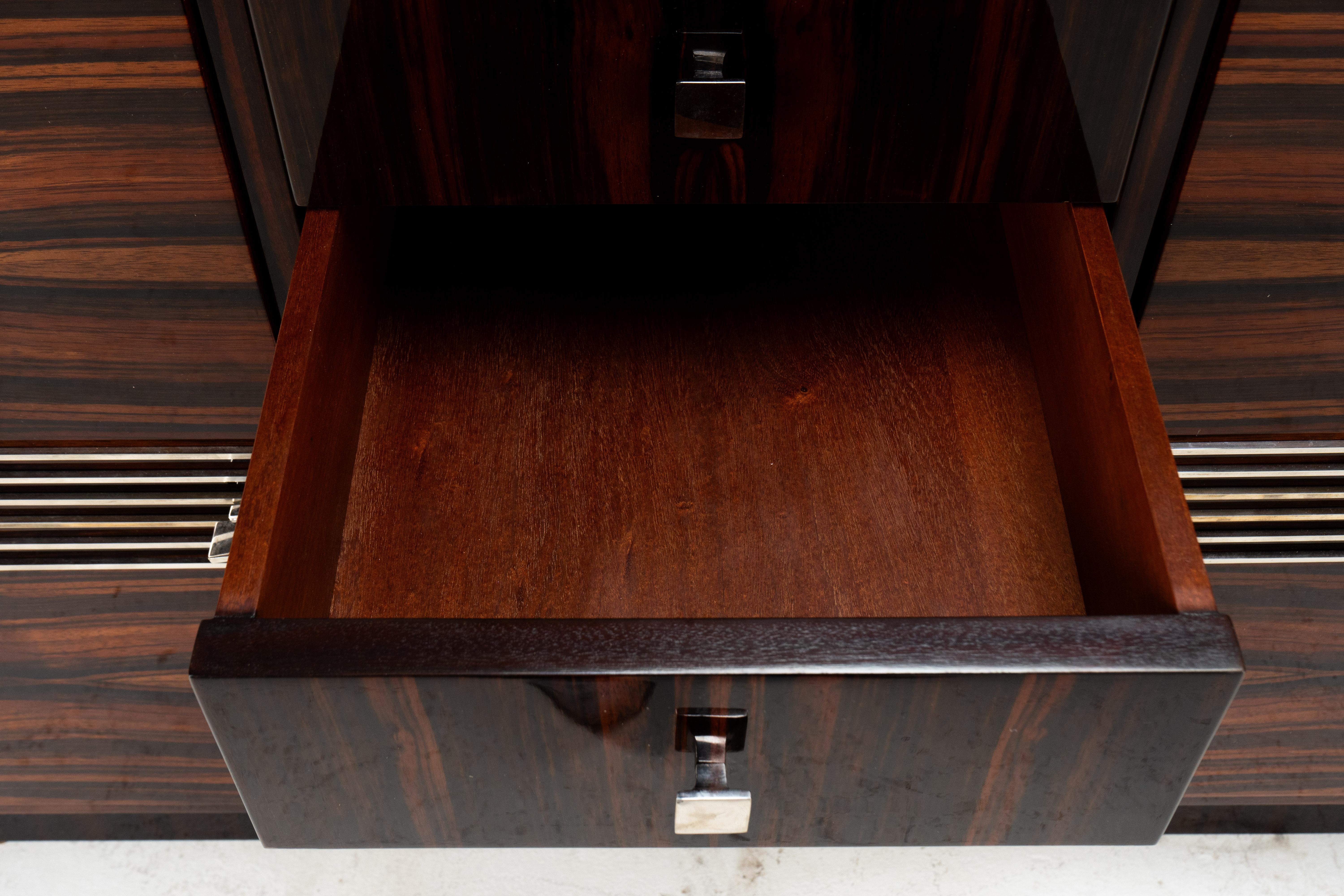 A French Art Deco Sideboard with 5 Drawers For Sale 3