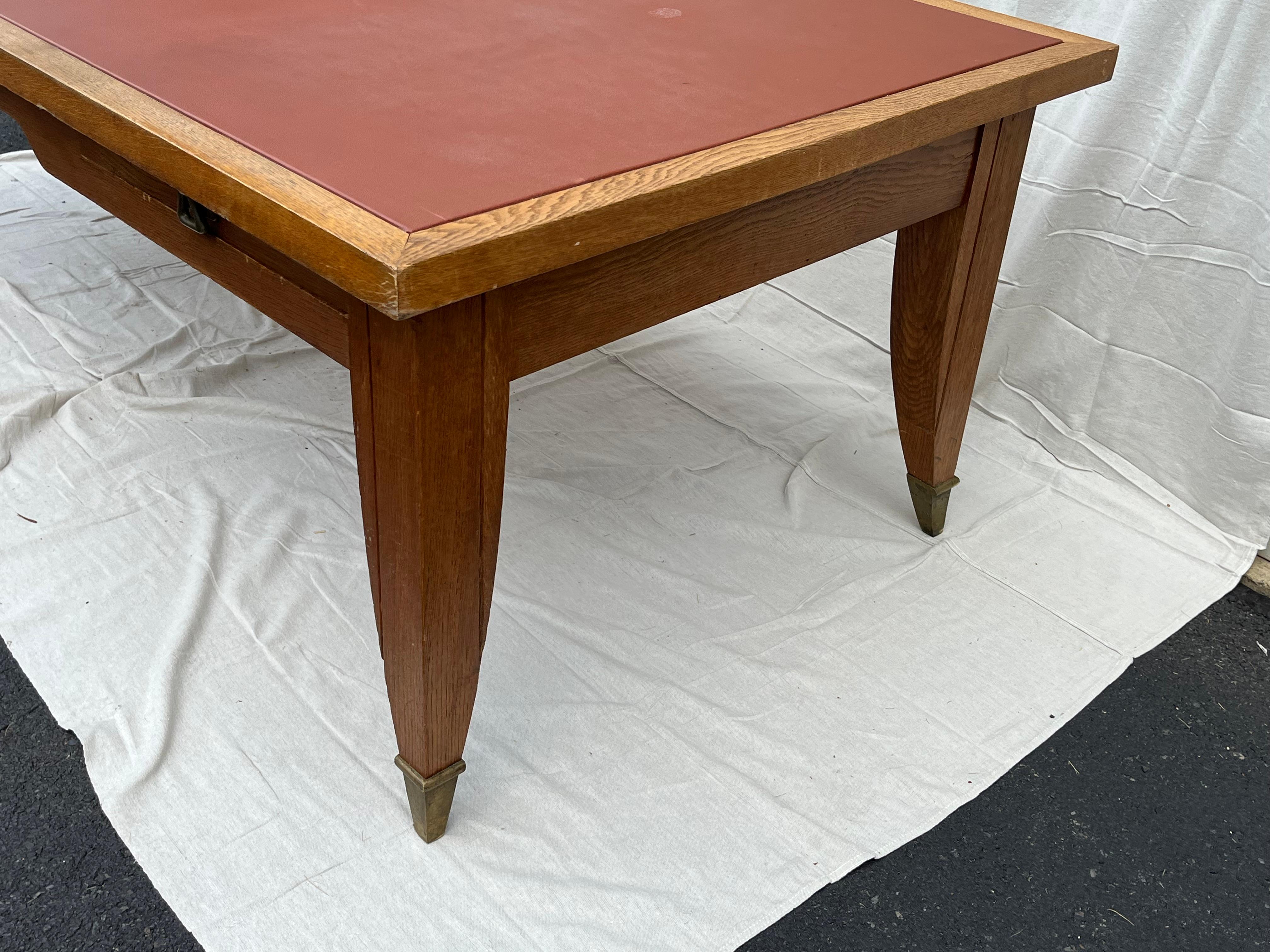 French Art-Deco Writing Table, Manner of Arbus In Good Condition For Sale In Doylestown, PA