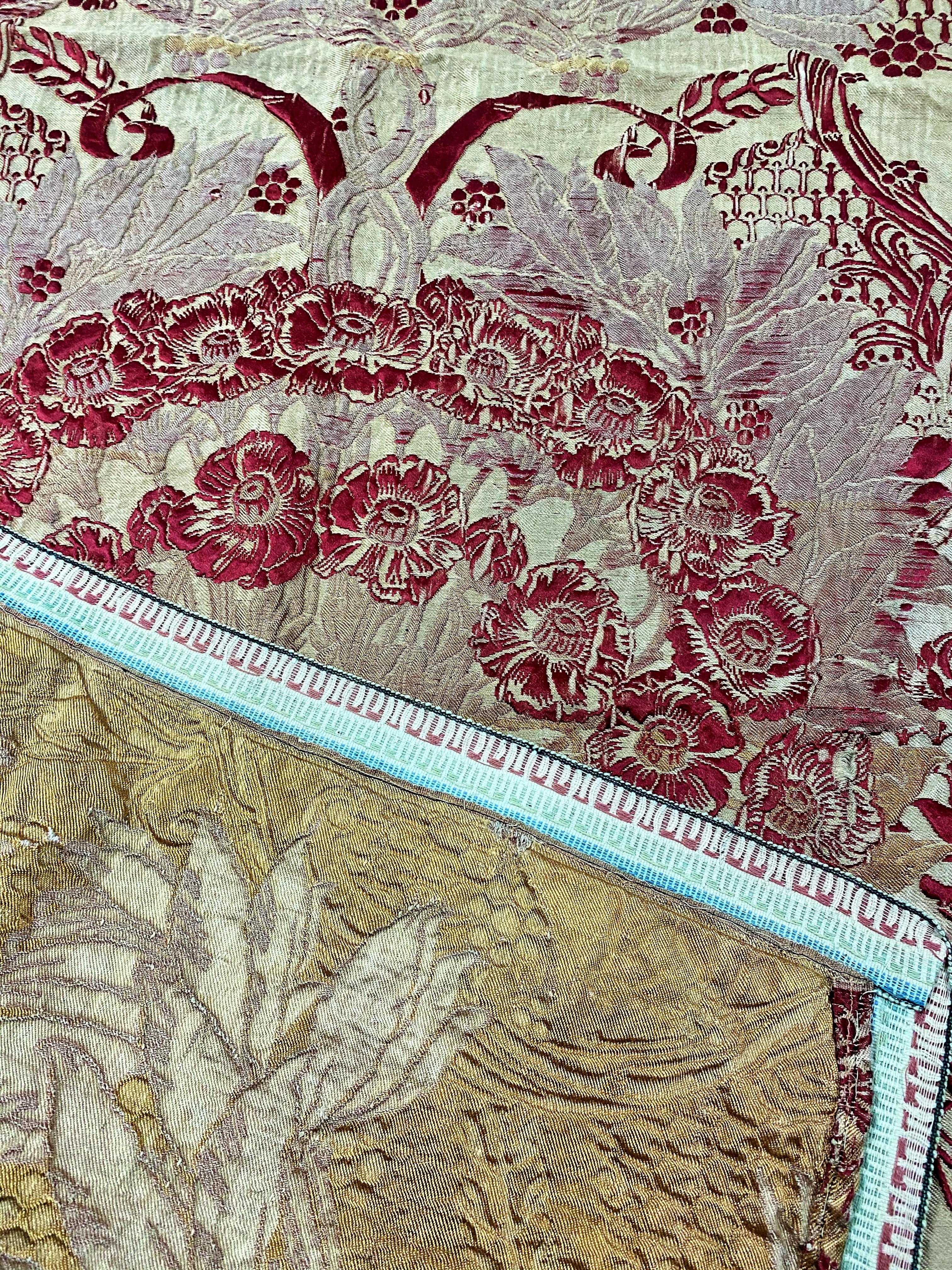 Una seda brocada Art Nouveau francesa de Adrien Karbowsky - Tassinari & Chatel 1899 9