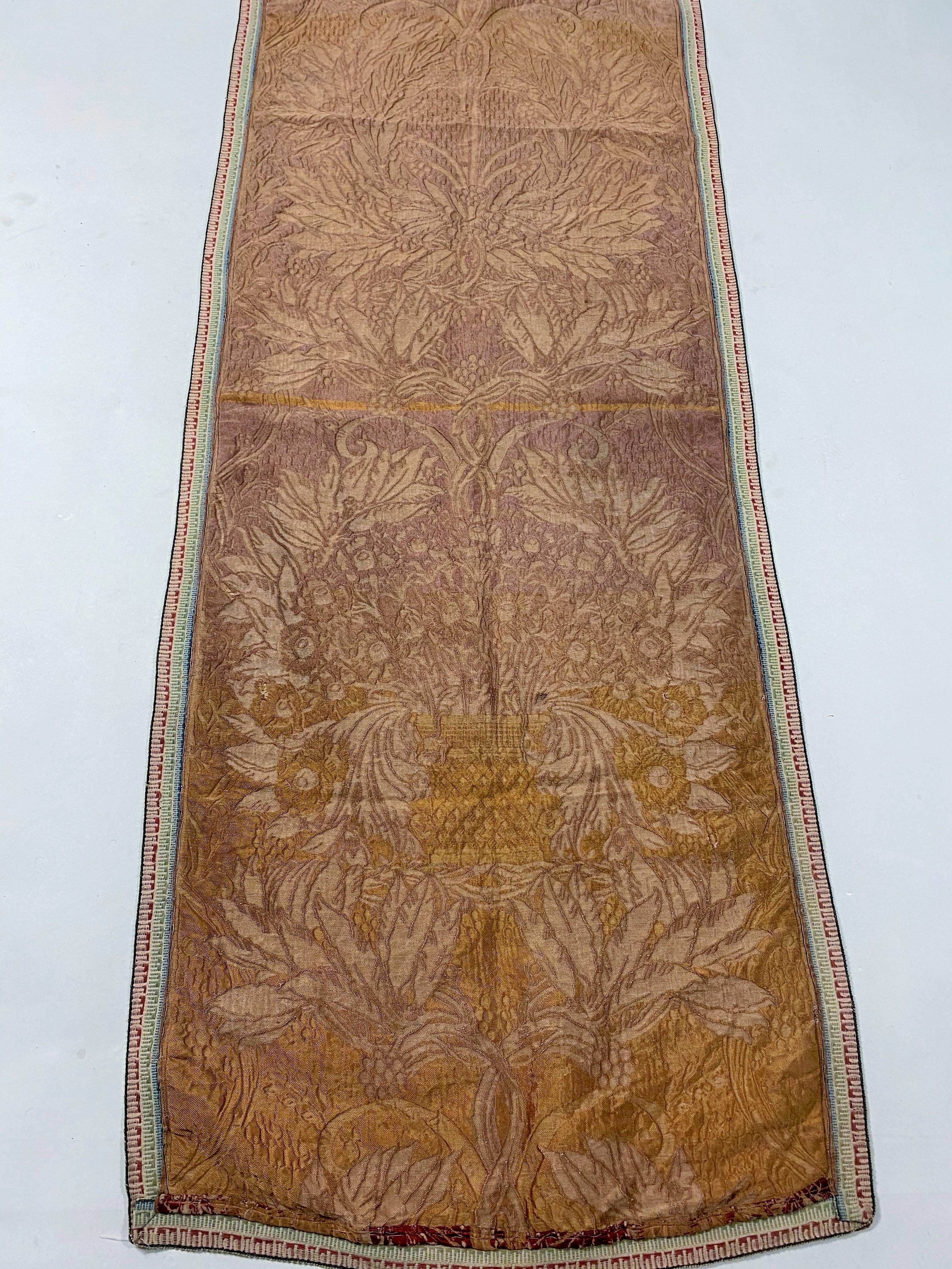 Una seda brocada Art Nouveau francesa de Adrien Karbowsky - Tassinari & Chatel 1899 10