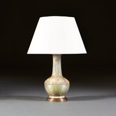 French Art Pottery Vase with Lustre Glaze