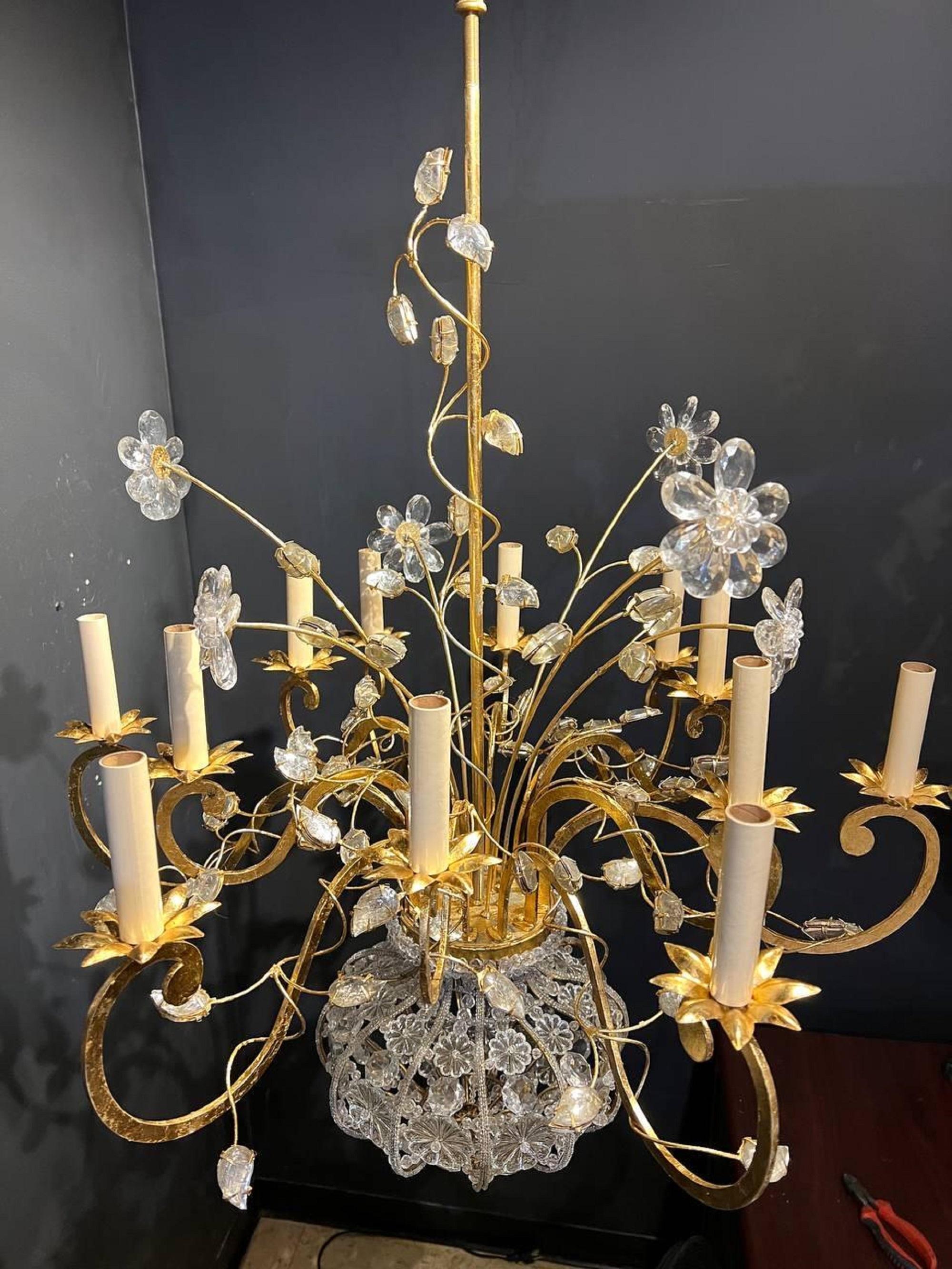 French Provincial French Bagues Chandelier