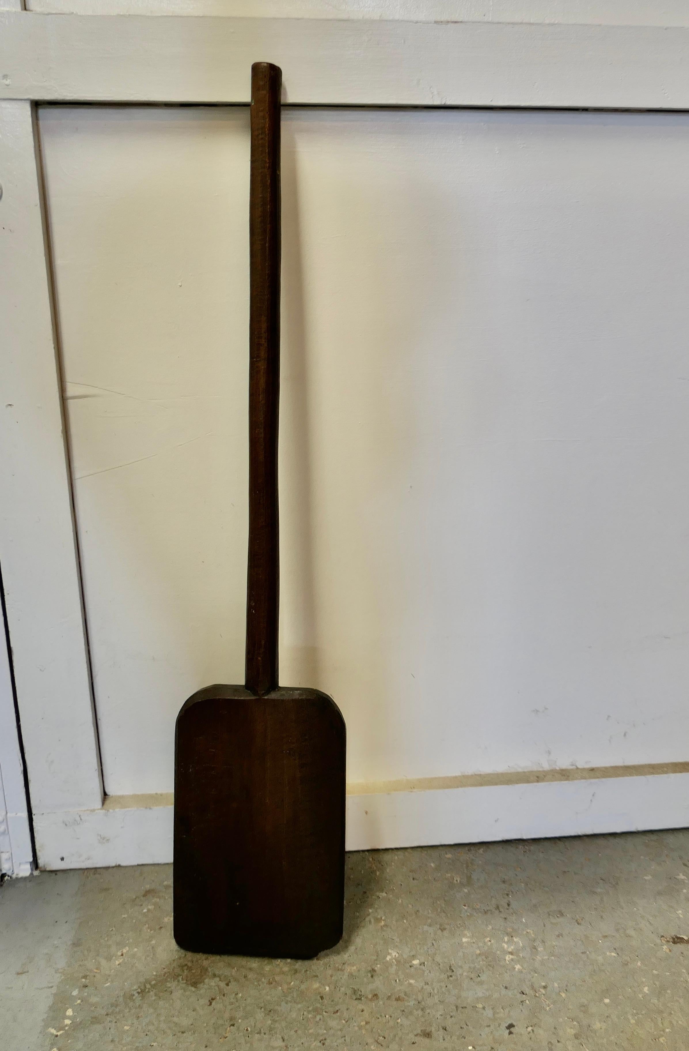 Folk Art A French Baker’s Wooden Bread Paddle For Sale