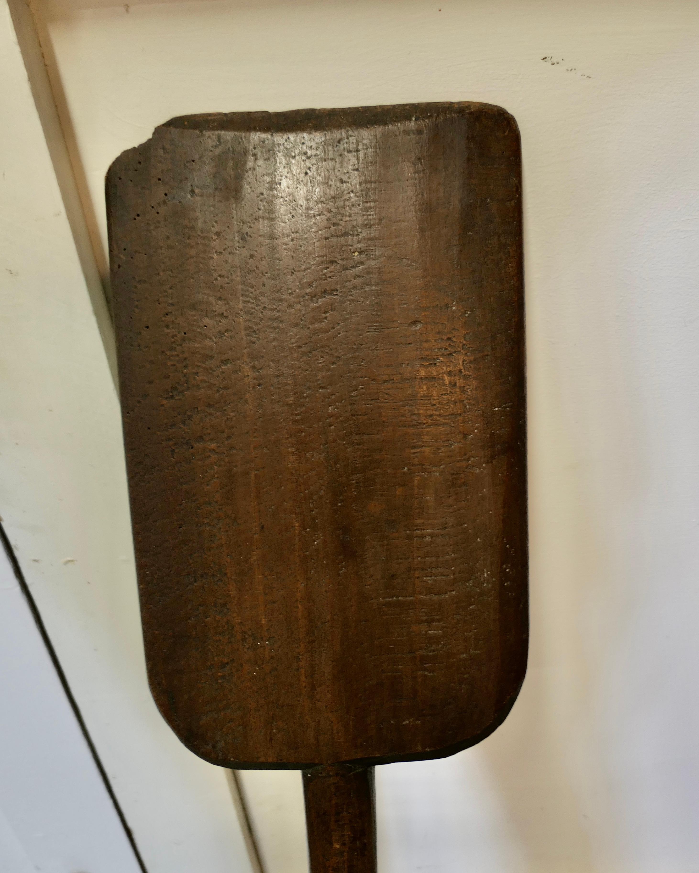 19th Century A French Baker’s Wooden Bread Paddle    For Sale