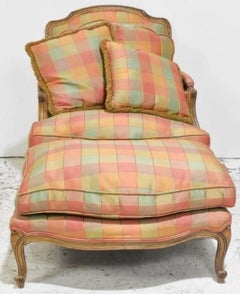 French Bergere Chairs/Chaise like with Ottoman