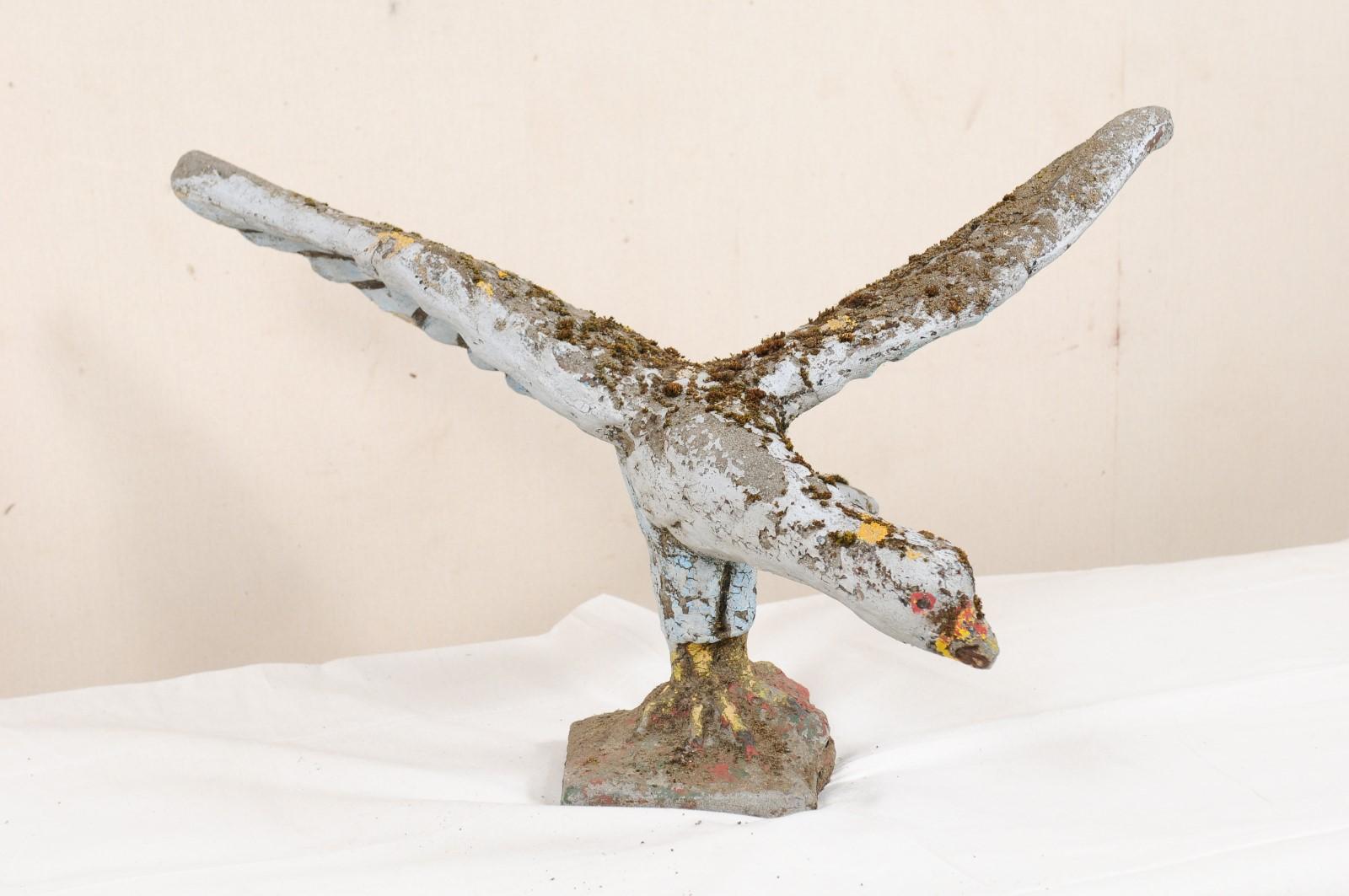 A French Bird Garden Statue From Mid 20th Century  For Sale 1