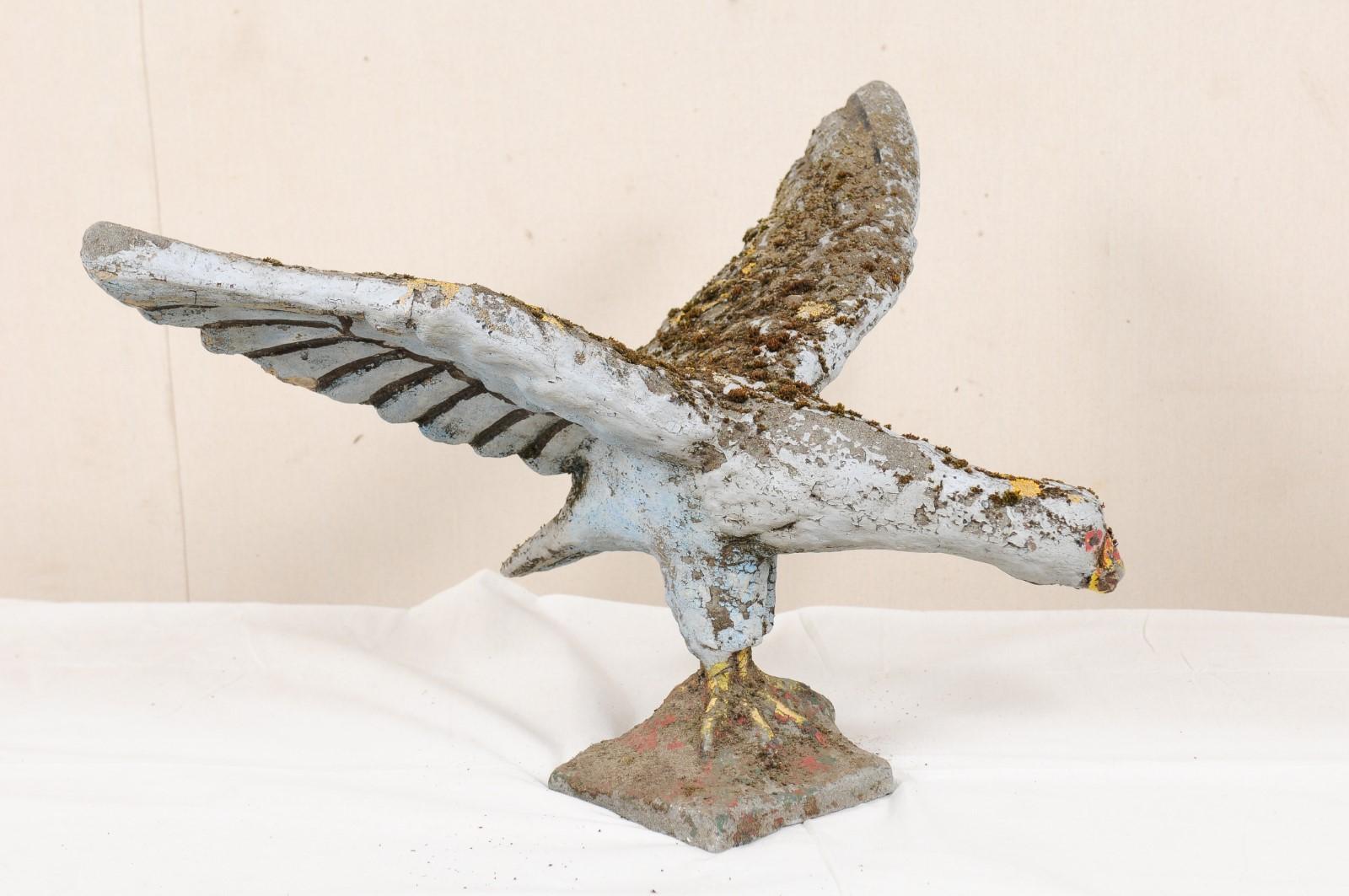 A French Bird Garden Statue From Mid 20th Century  For Sale 3