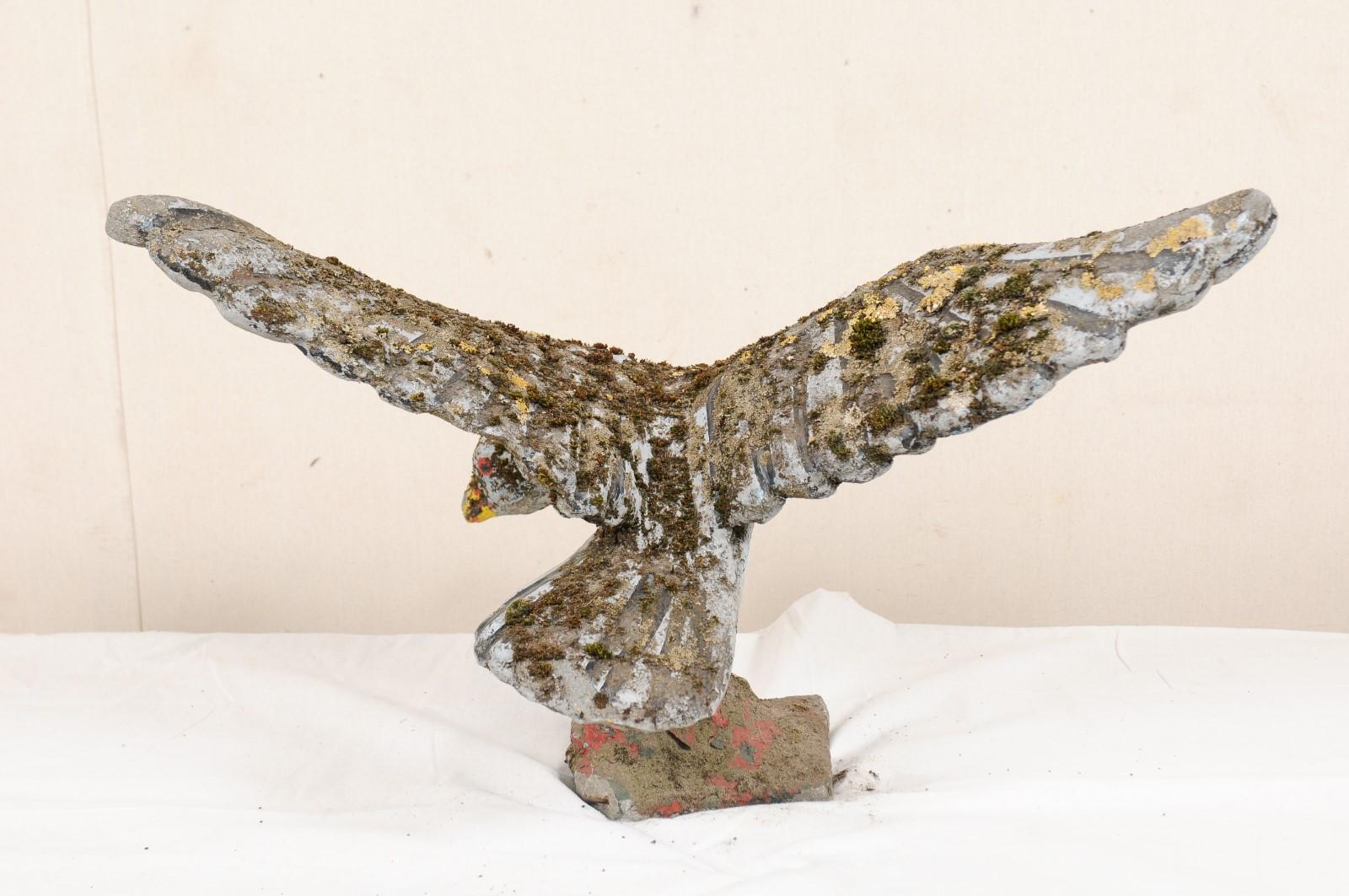 A French Bird Garden Statue From Mid 20th Century  For Sale 4