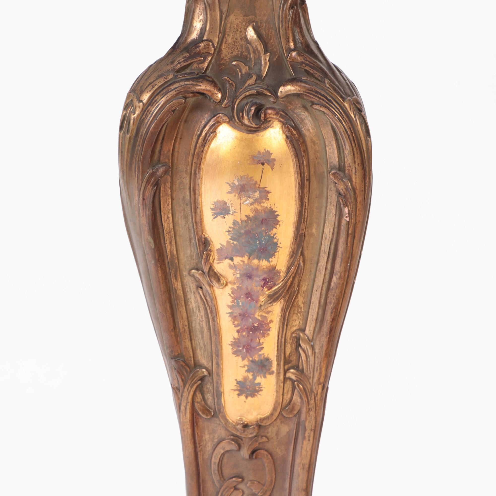Early 20th Century French Bombay Pedestal with Paint Decoration circa 1900 For Sale