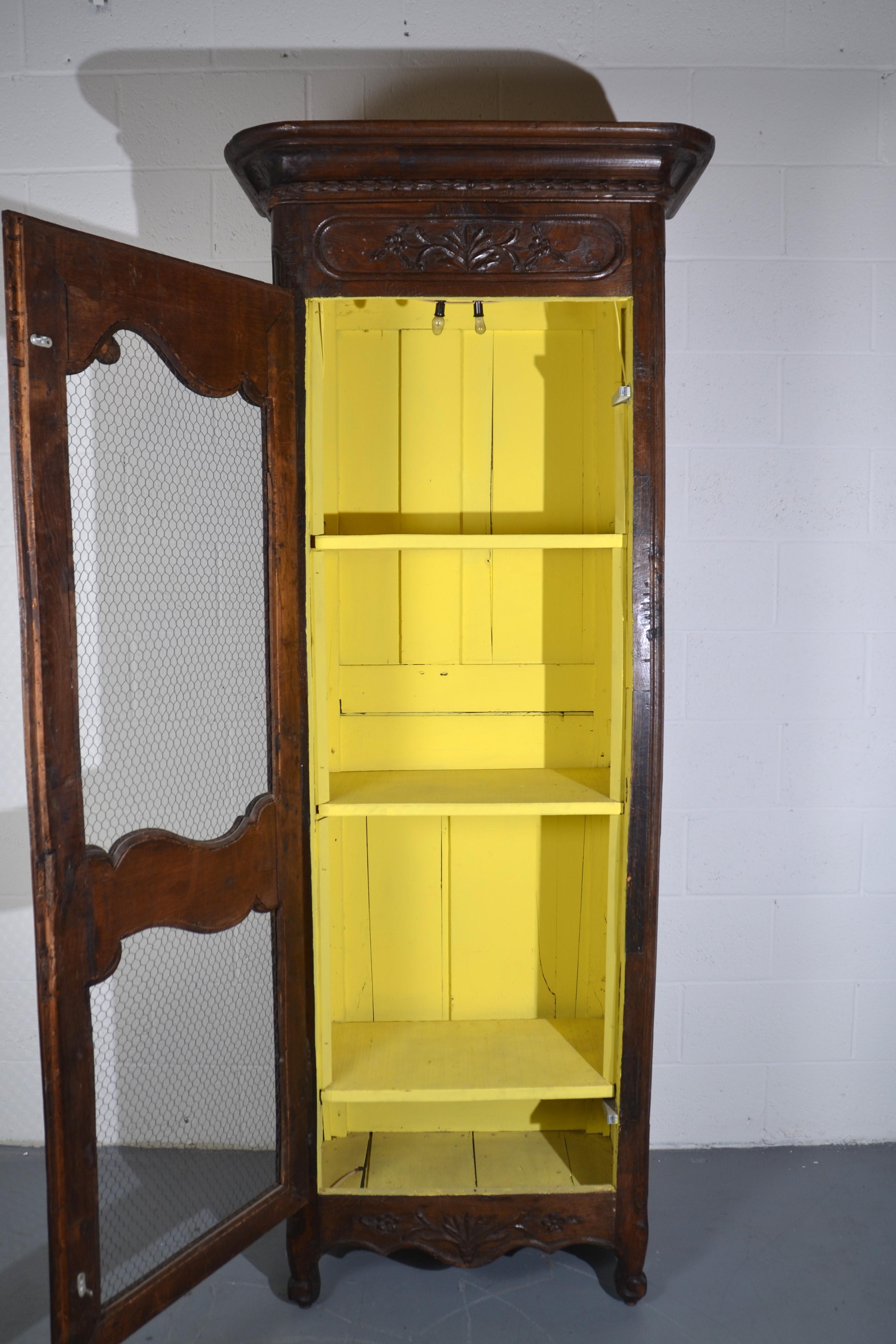 antique linen cabinet