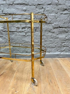 French Brass Bar Cart