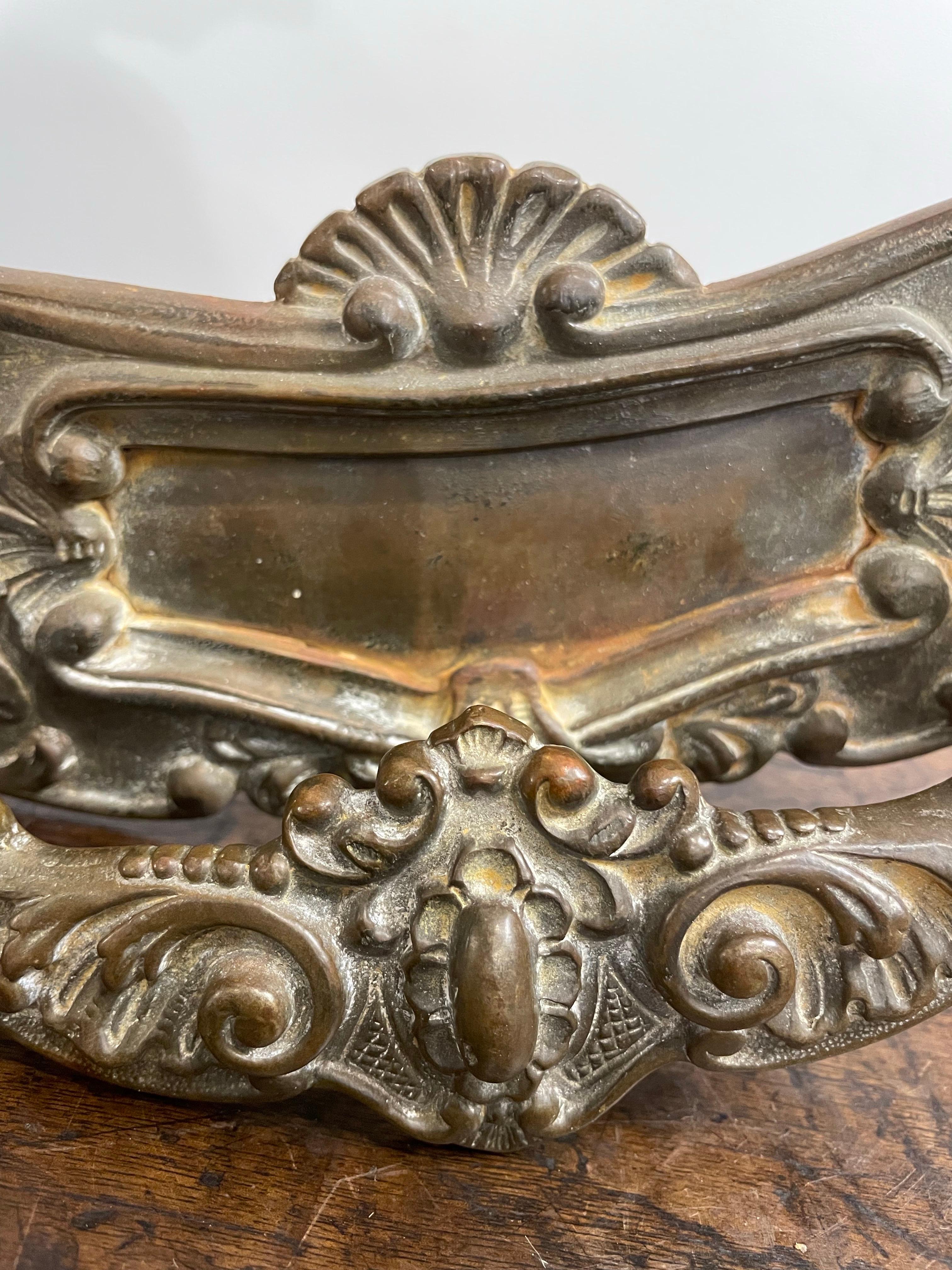 A French Bronze Door Handle, 19th Centry In Good Condition For Sale In ARMADALE, VIC