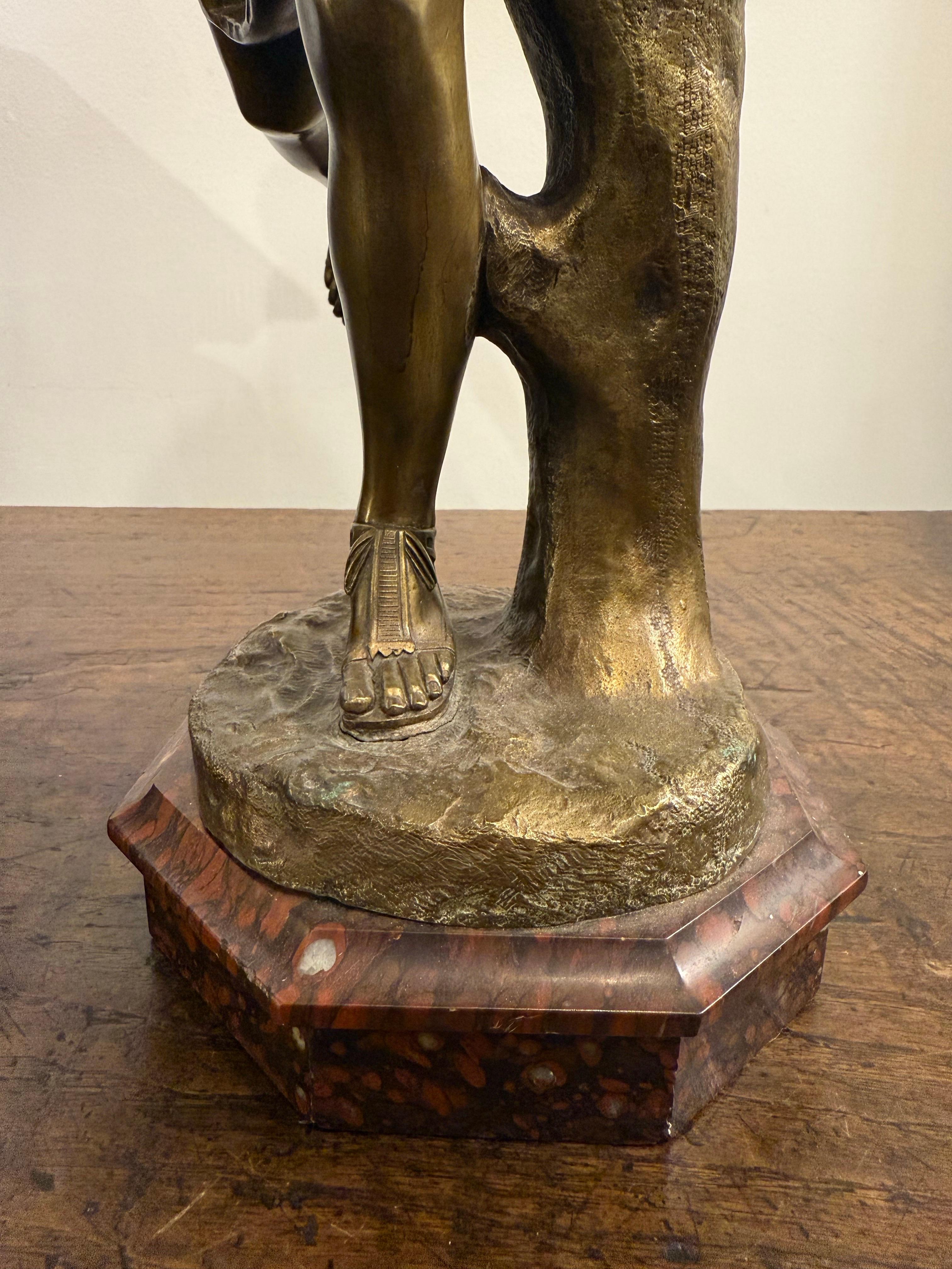 Figure d'Atlanta en bronze français, 19e siècle en vente 10