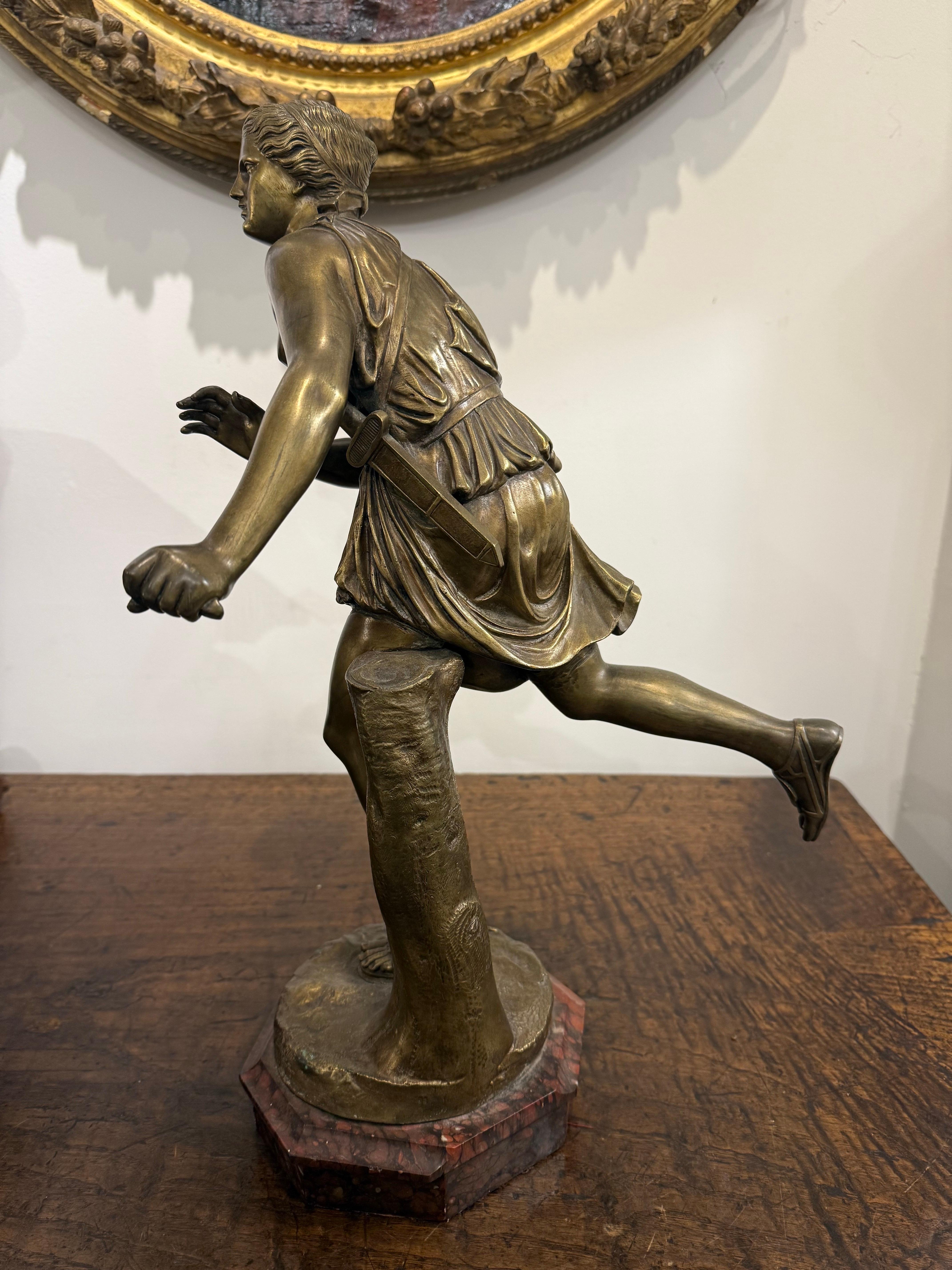 Moulage Figure d'Atlanta en bronze français, 19e siècle en vente