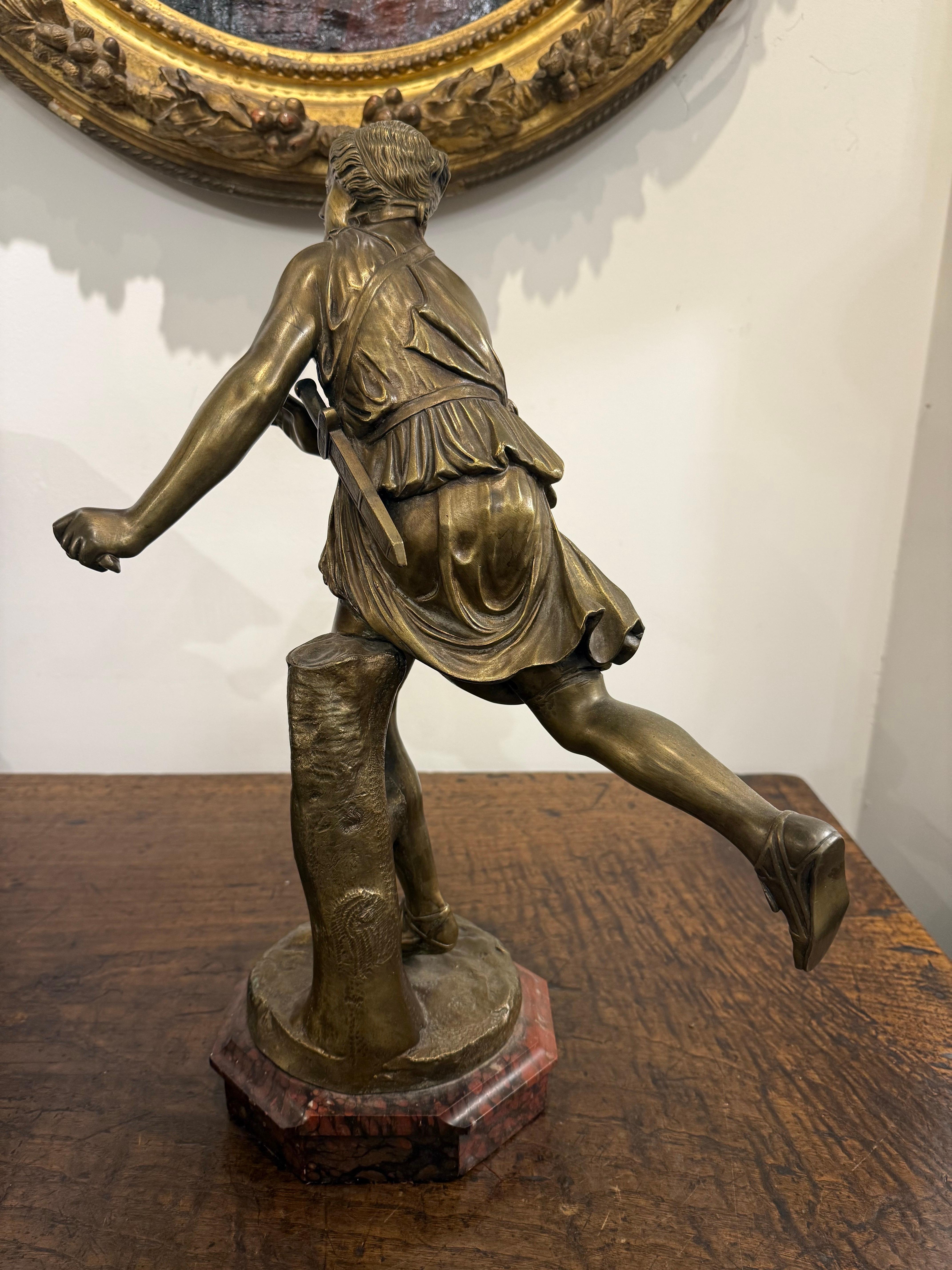 Figure d'Atlanta en bronze français, 19e siècle Bon état - En vente à ARMADALE, VIC
