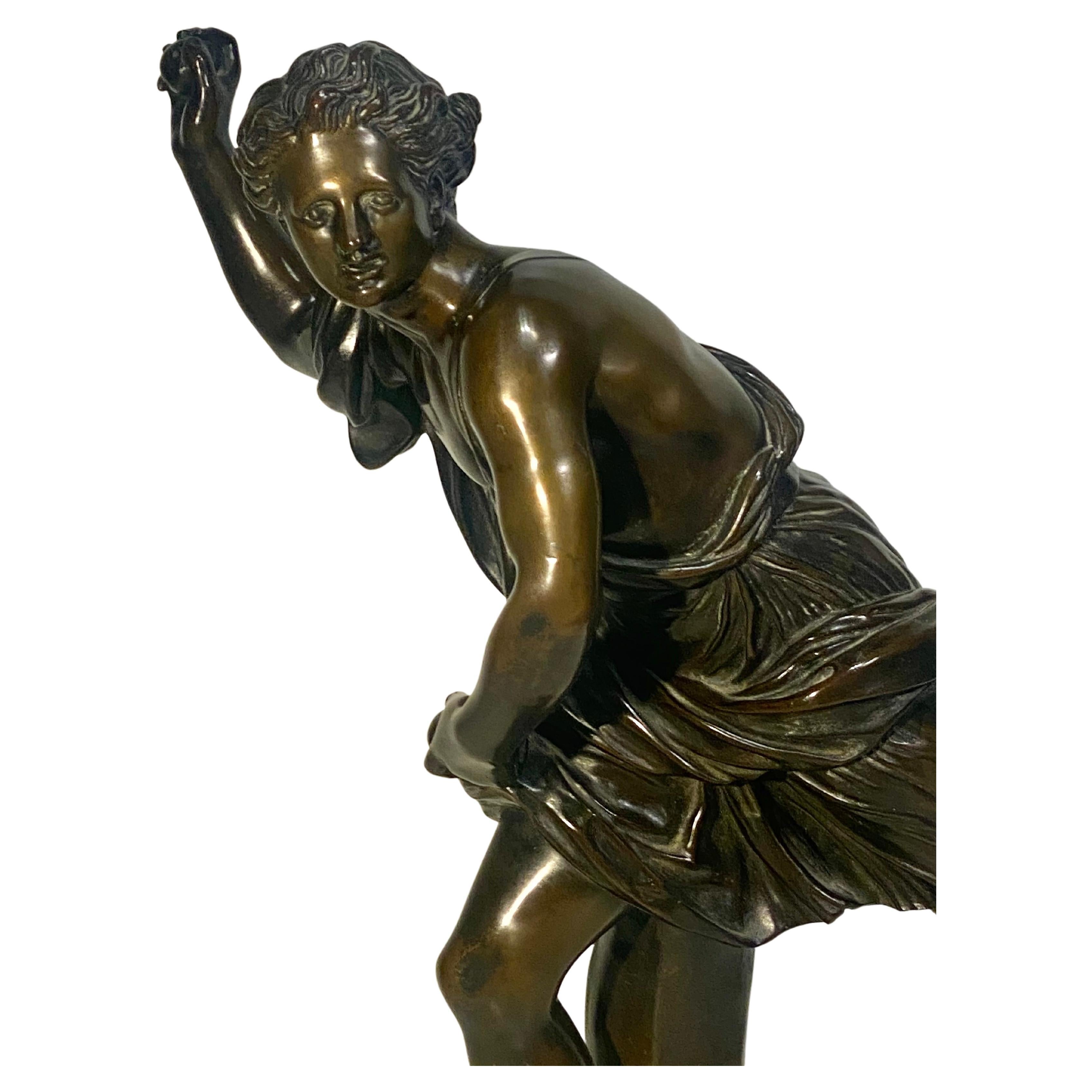 Figure franaise d'Hippomne en bronze, vers 1880 en vente 1