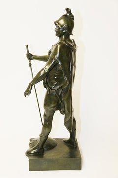French Bronze Figure Titled, Le Devoir by Emile Louis Picault, circa 1880