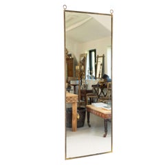 Französischer Messingspiegel aus Brot um 1920